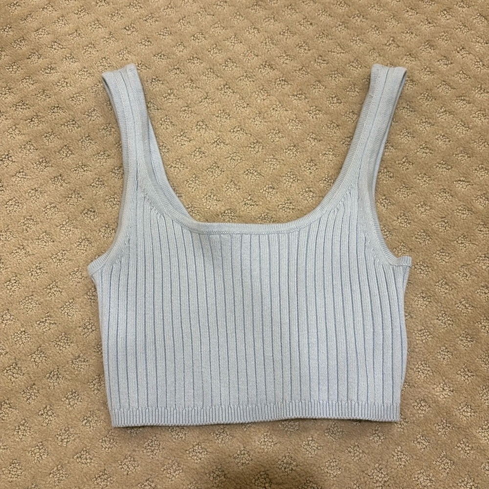 Aritzia Wilfred Knitted Cropped Tank